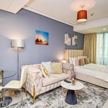 Luxury Escapes - Modern Studio Apt - Metro, Beach & Mall Mins Away Dubaï Extérieur photo