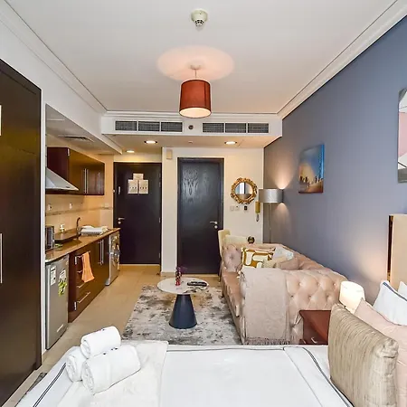 Luxury Escapes - Modern Studio Apt - Metro, Beach & Mall Mins Away Dubaï Extérieur photo