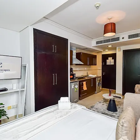 Luxury Escapes - Modern Studio Apt - Metro, Beach & Mall Mins Away Dubaï Extérieur photo